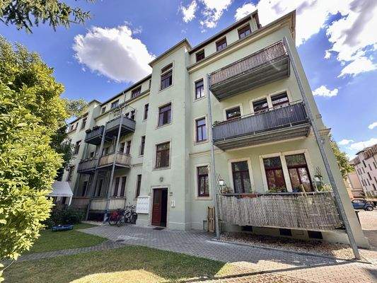 Rückseite der Immobilie 