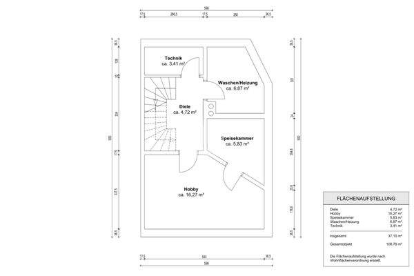 Grundriss Untergeschoss