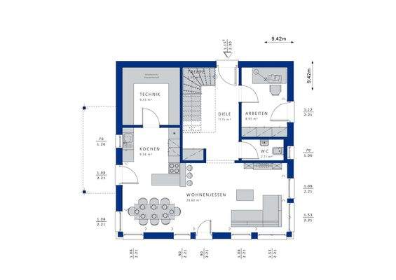 Erdgeschoss veränderbar