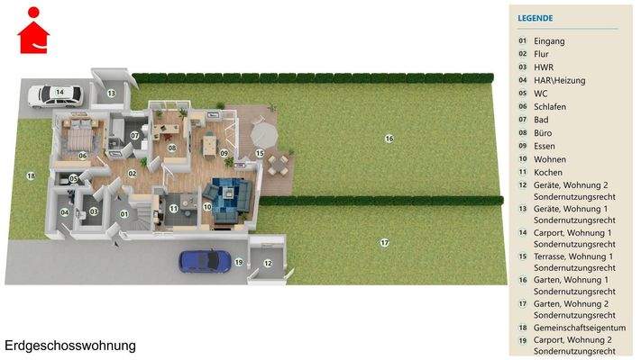 Grundrissvisualisierung