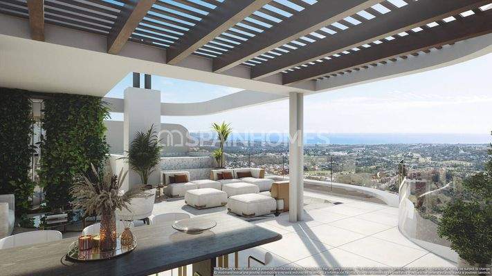 Nature View Apartments in the Country Club in Benahavis