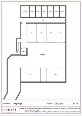 Plan Tiefgarage