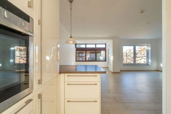 Küche und Wohnbereich