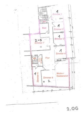 Grundriss 2. Obergeschoss