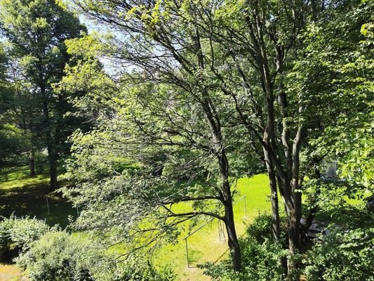 Ausblick Balkon