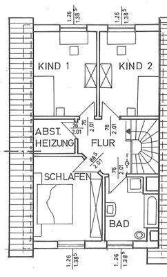 Grunriss Dachgeschoss