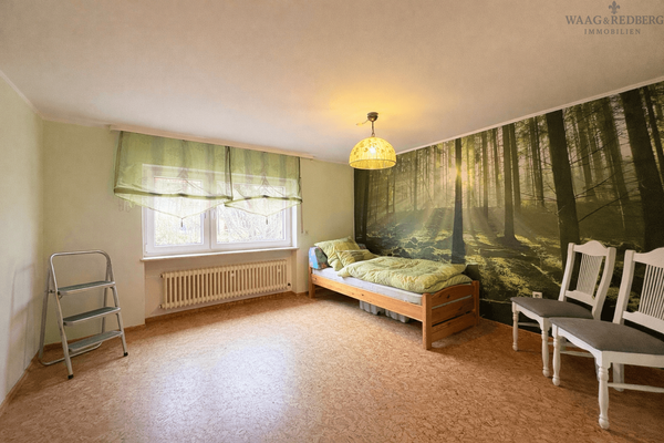 Schlafzimmer im Keller 