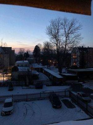 Aussicht von kleiner Dachterrasse 