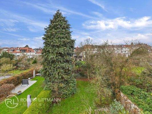 Gartenansicht vom DG