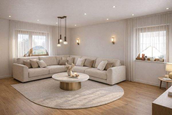 OG: Wohnzimmer - Wohnbeispiel