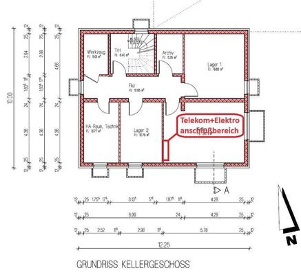 KG mit Betriebsräumen