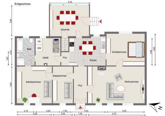 Grundriss Erdgeschoss
