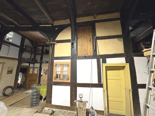 wunderschöne Fachwerkarbeiten in ganzen Haus