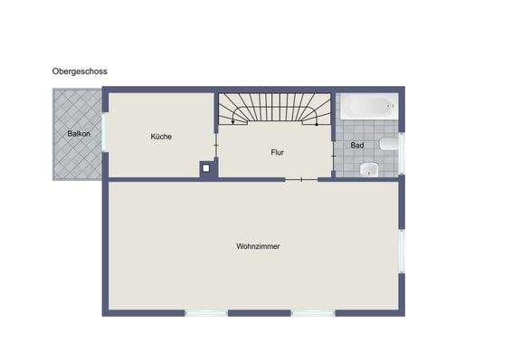 Grundriss-Illustration OG