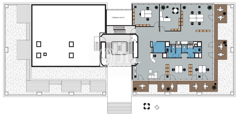 Grundriss HWS5 6. OG - Variant