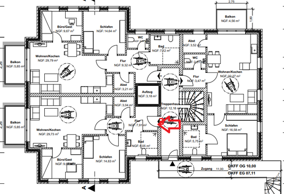 Grundriss Obergeschoss - WG 3 markiert.PNG