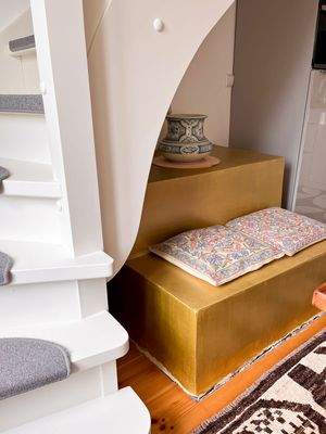 Sitzbereich (Kellereingang von Innen)