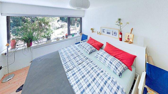Schlafzimmer in der Einliegerwohnung