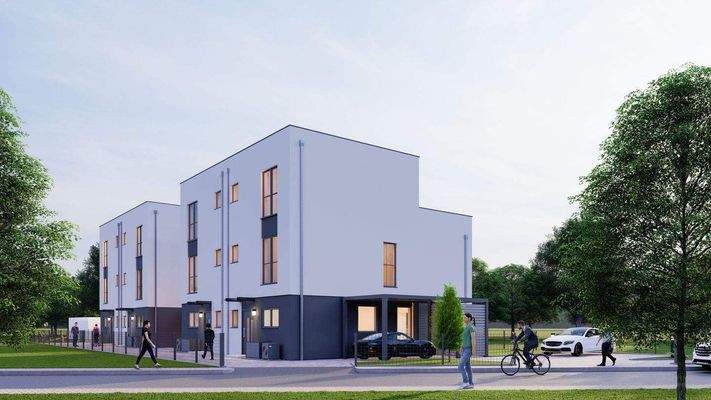 Blick von der Straße - Nord West Ausrichtung