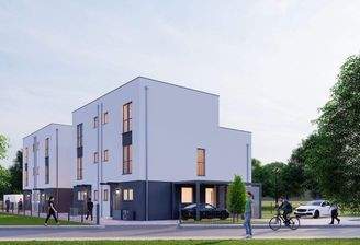 Blick von der Straße - Nord West Ausrichtung