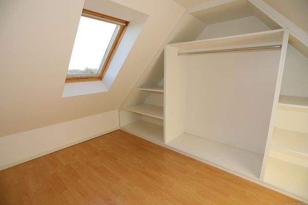 kleiner Bereich ausgebauter Spitzboden