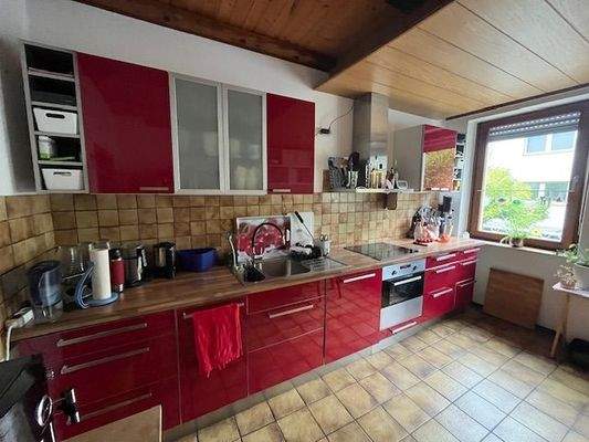 Einbauküche in der Maisonettewohnung