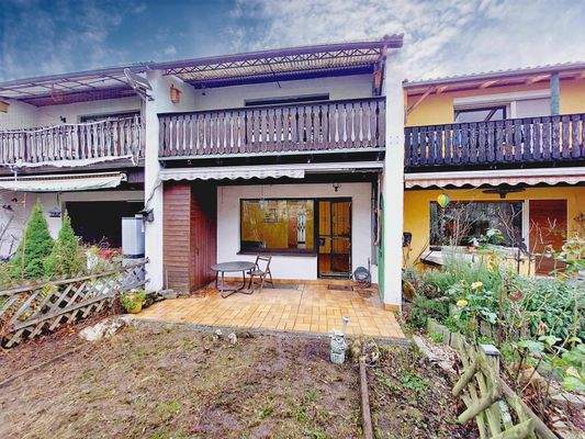 Rückseite des Hauses