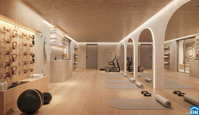 Visualisierung Fitnessraum