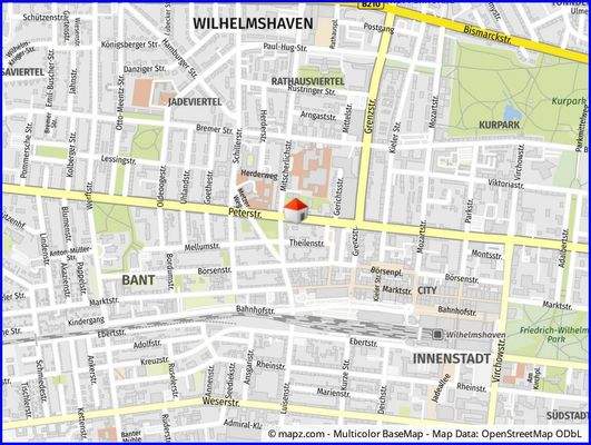 Geolyzer Kartenausschnitt