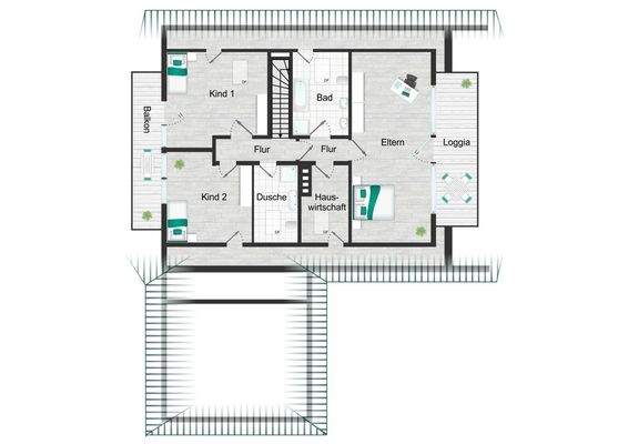 Grundriss Dachgeschoss