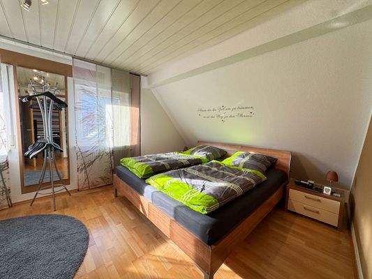 Schlafzimmer im Dachgeschoss