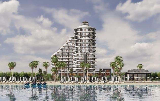 Sea-Front Apartments with Private Beach in Lefke North Cyprus