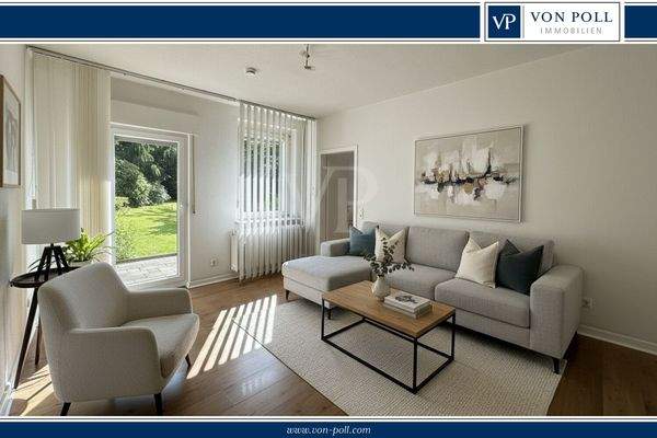 Wohnzimmer EG Nachbarhaus mit KI