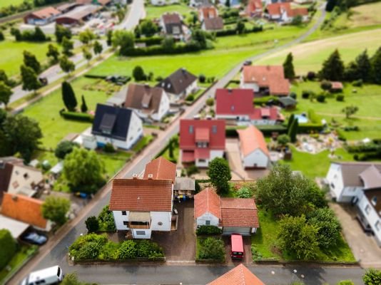 Drohnenaufnahme Grundstück Grundstück