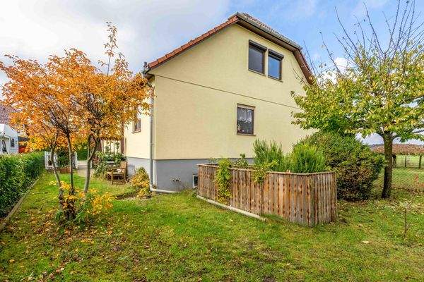 Blick auf das Wohnhaus