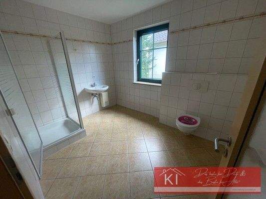 Tageslichtbadezimmer Dusche/ WC