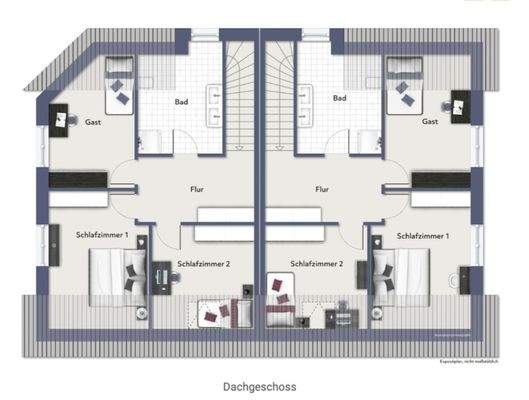 Grundruss Obergeschoss