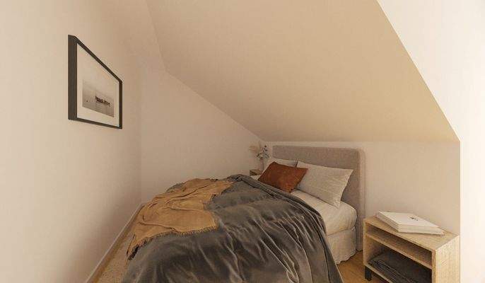 Komfortables Schlafzimmer