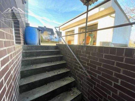 Zugang zur Doppelgarage