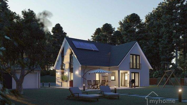 Hausansicht Zweifamilienhaus 213