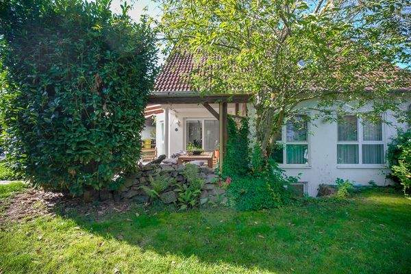 Blick auf die Terrasse