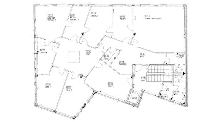 Grundriss - Gebäude II (OG)