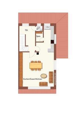 Grundriss Erdgeschoss - nicht maßstabsgetreu