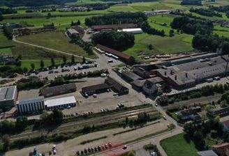 Luftbild d. Geländes