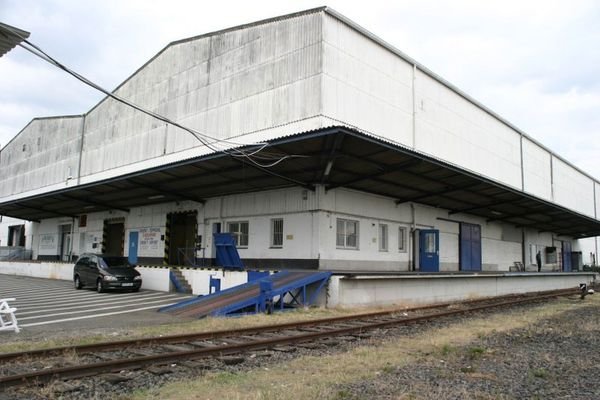 Frontansischt Lagerhalle