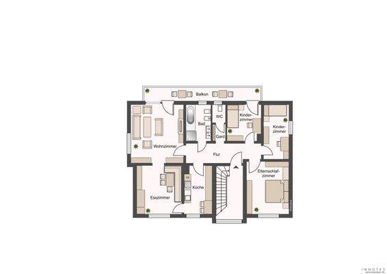 Grundriss Obergeschoss