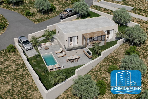 Kreta, Klima: Neues Projekt mit Swimmingpool und herrlichem Meerblick