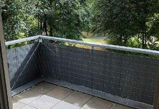 Balkon mit Blick ins Grüne