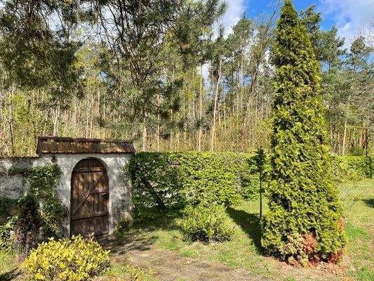 Direkte Lage am Waldrand