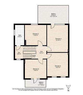 Grundriss Obergeschoss